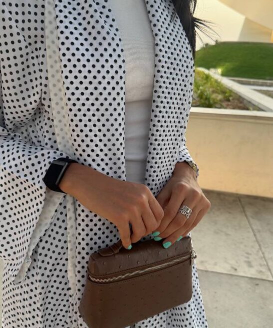 Polka dots white